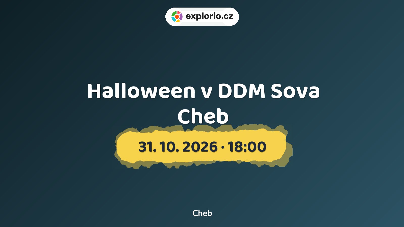 Halloween v DDM Sova Cheb – prohlídky a Muzea, Cheb