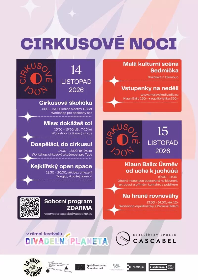 Cirkusové noci v Olomouci – divadlo, Hudba a Kino, Olomouc – fotka 2