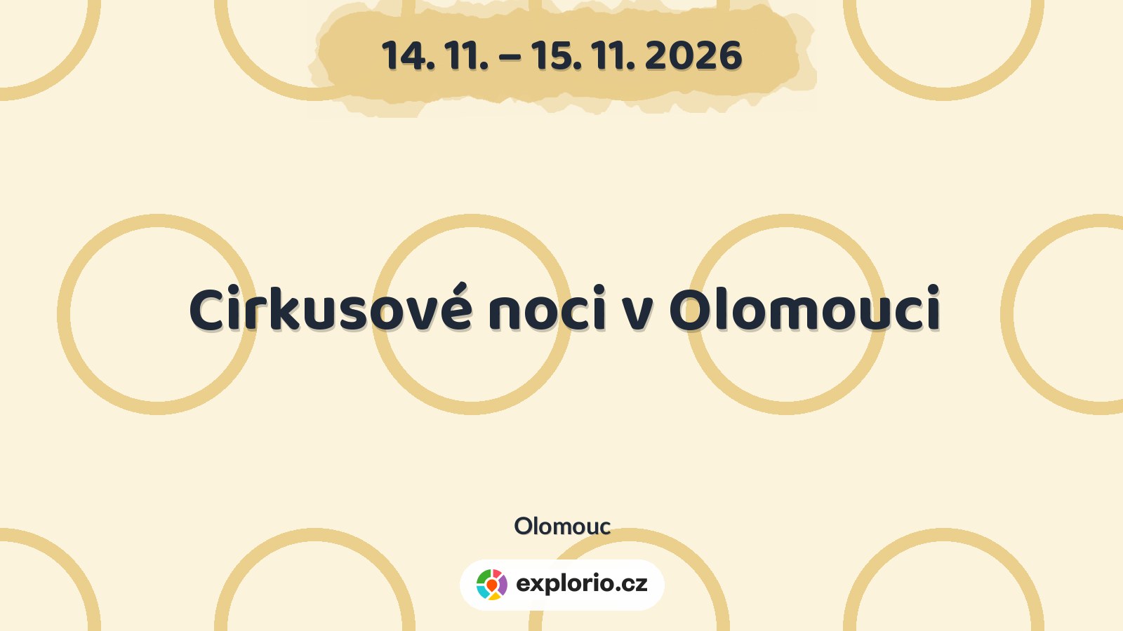 Cirkusové noci v Olomouci – divadlo, Hudba a Kino, Olomouc