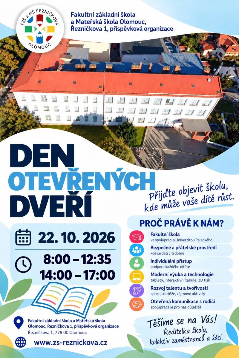 Den otevřených dveří FZŠ Řezníčkova – prohlídky a Muzea, Olomouc – fotka 2