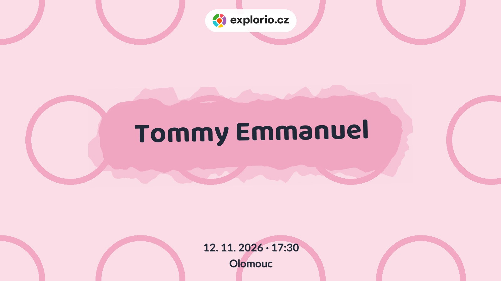 Tommy Emmanuel – divadlo, Hudba a Kino, Olomouc