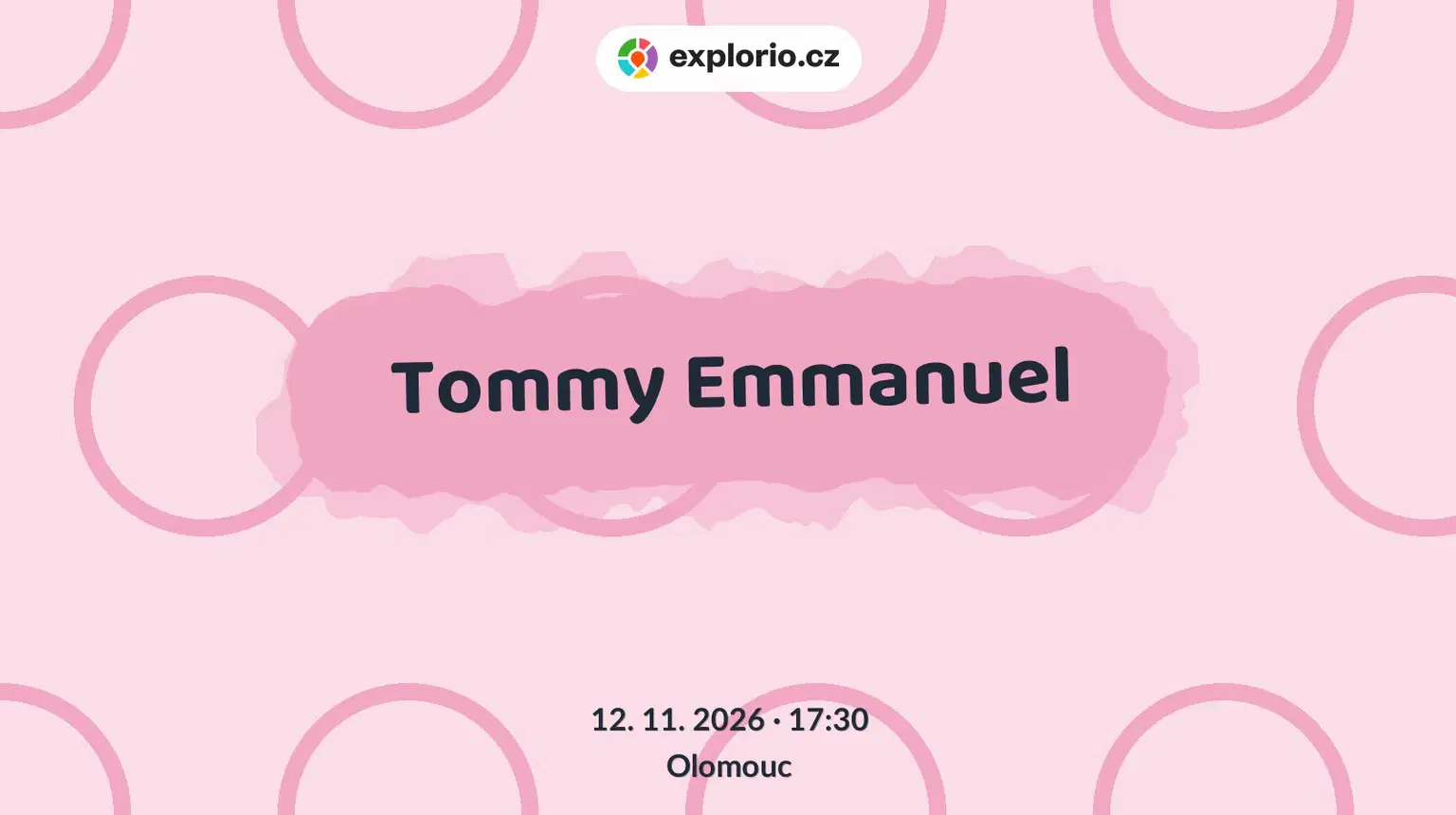Tommy Emmanuel – divadlo, Hudba a Kino, Olomouc