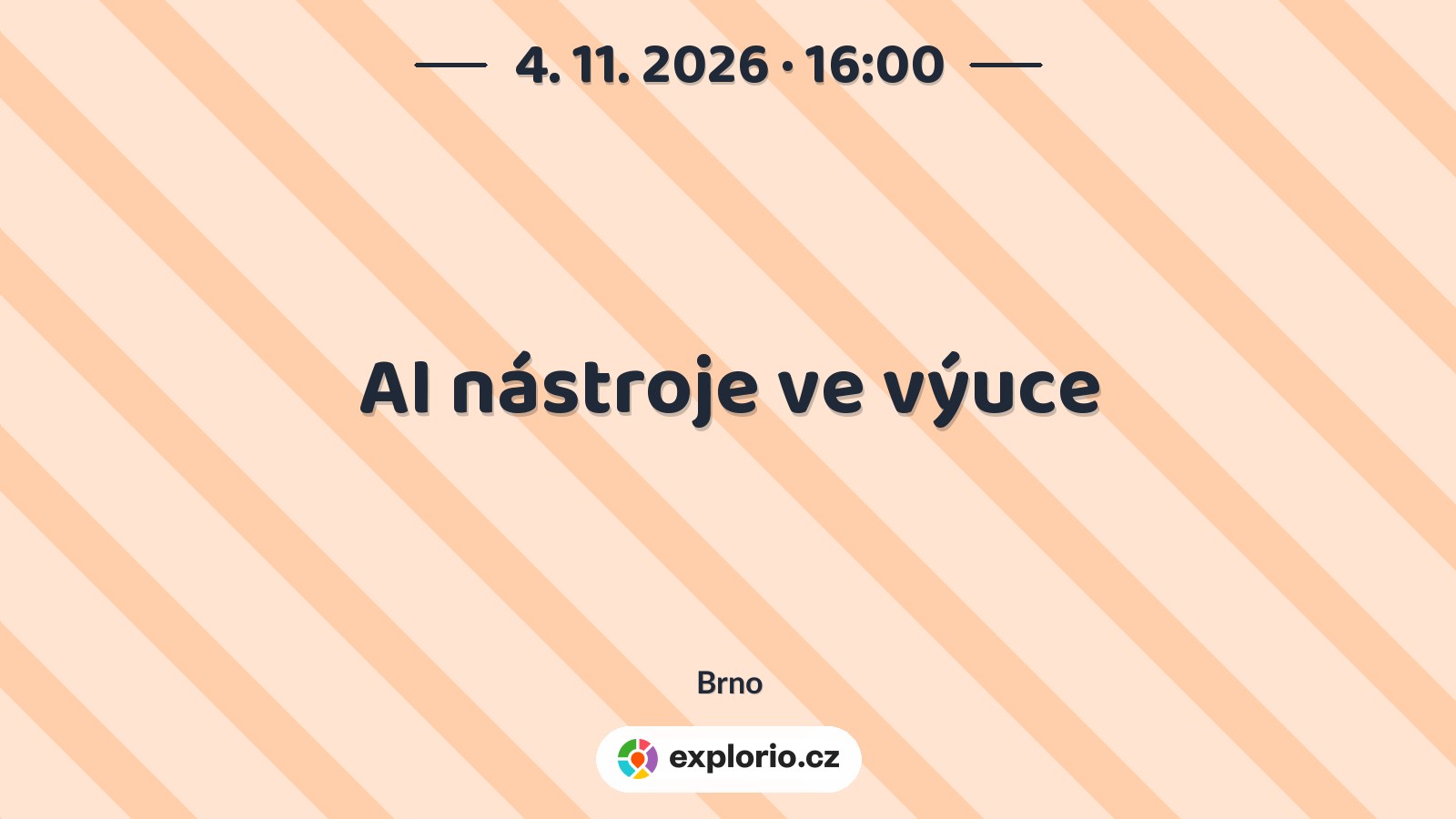 AI nástroje ve výuce – tvořivé dílny a Workshopy, Brno
