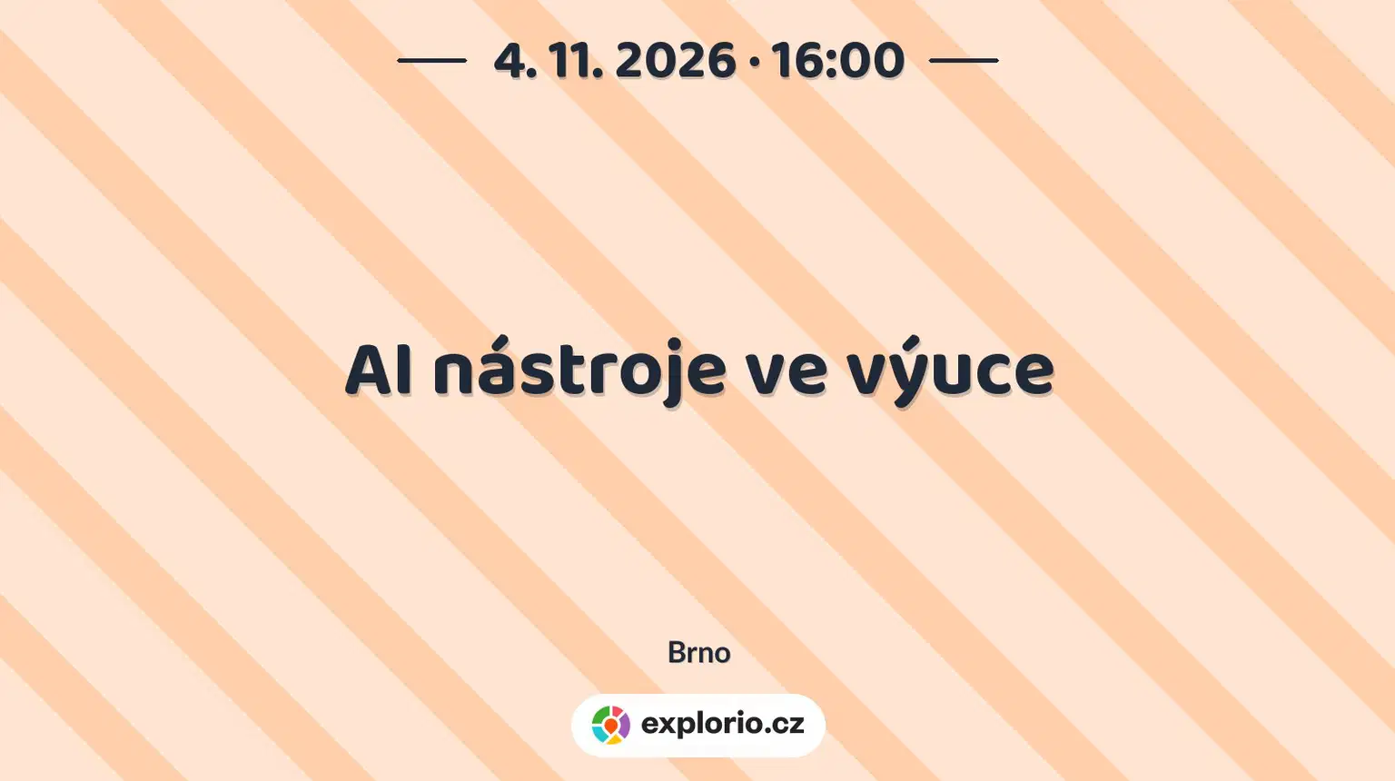 AI nástroje ve výuce – tvořivé dílny a Workshopy, Brno