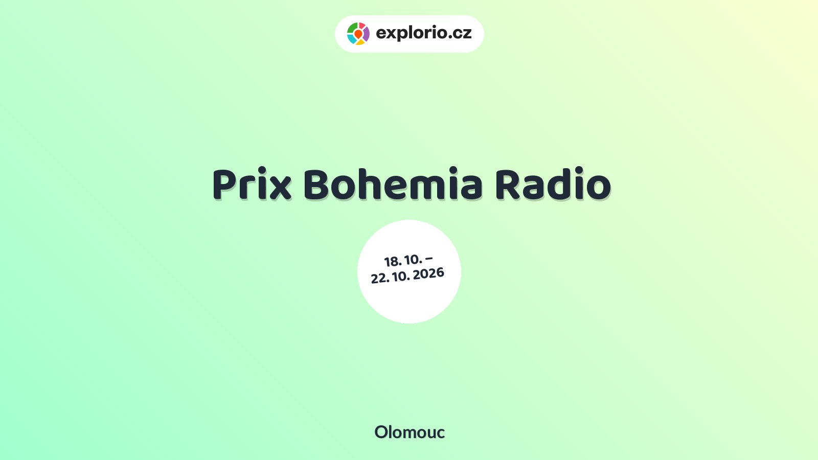 Prix Bohemia Radio – divadlo, Hudba a Kino, Olomouc
