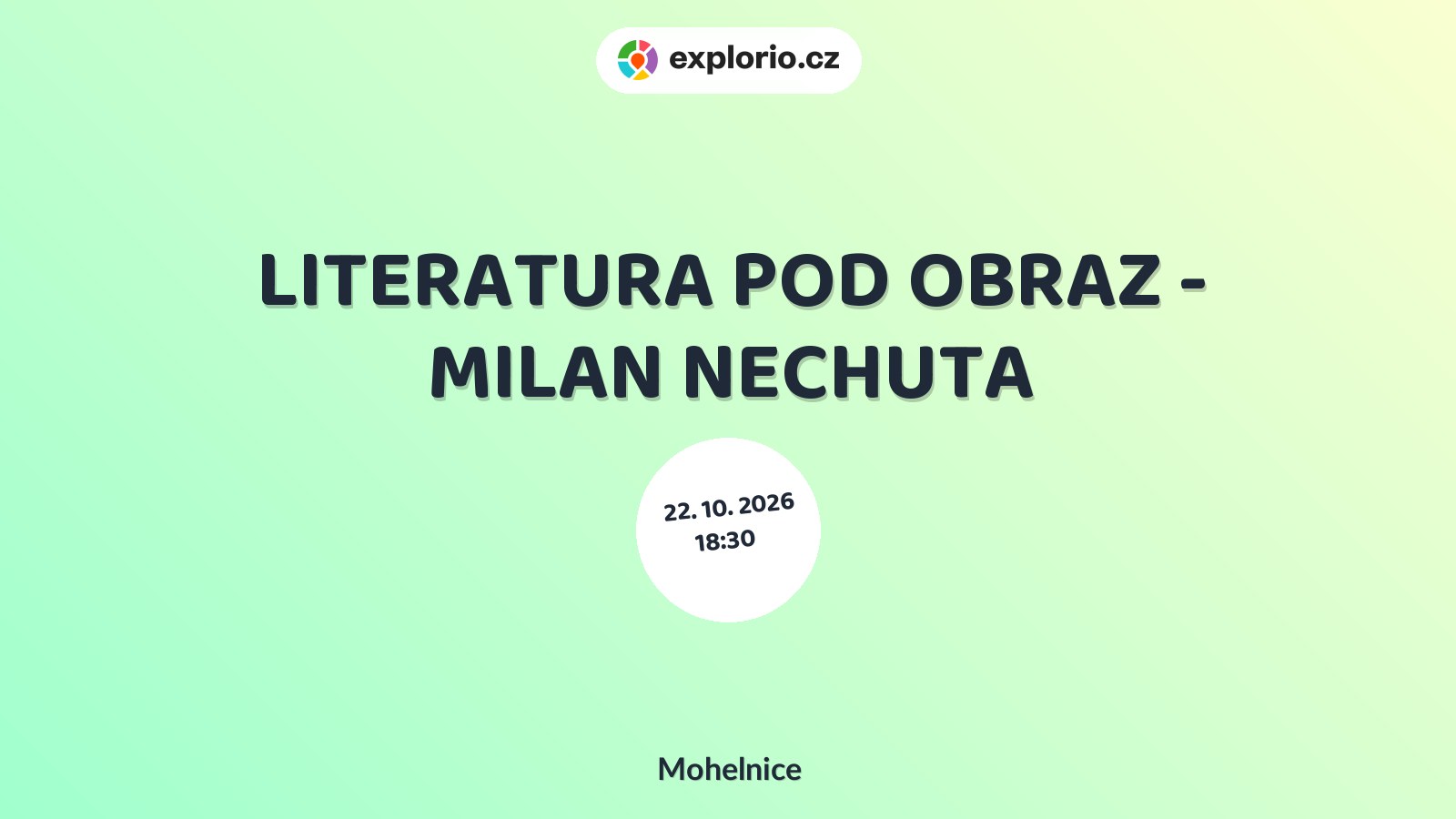 LITERATURA POD OBRAZ - MILAN NECHUTA – divadlo, Hudba a Kino, Mohelnice