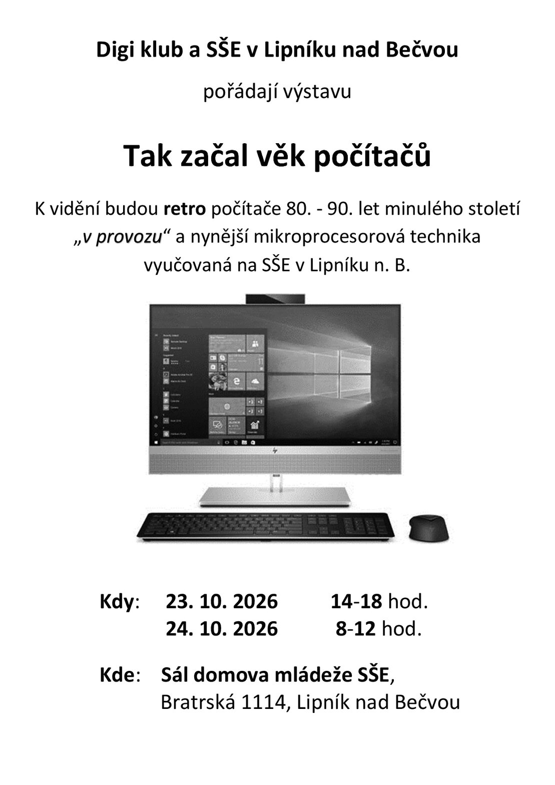 TAK ZAČAL VĚK POČÍTAČŮ – prohlídky a Muzea, Lipník nad Bečvou – fotka 2