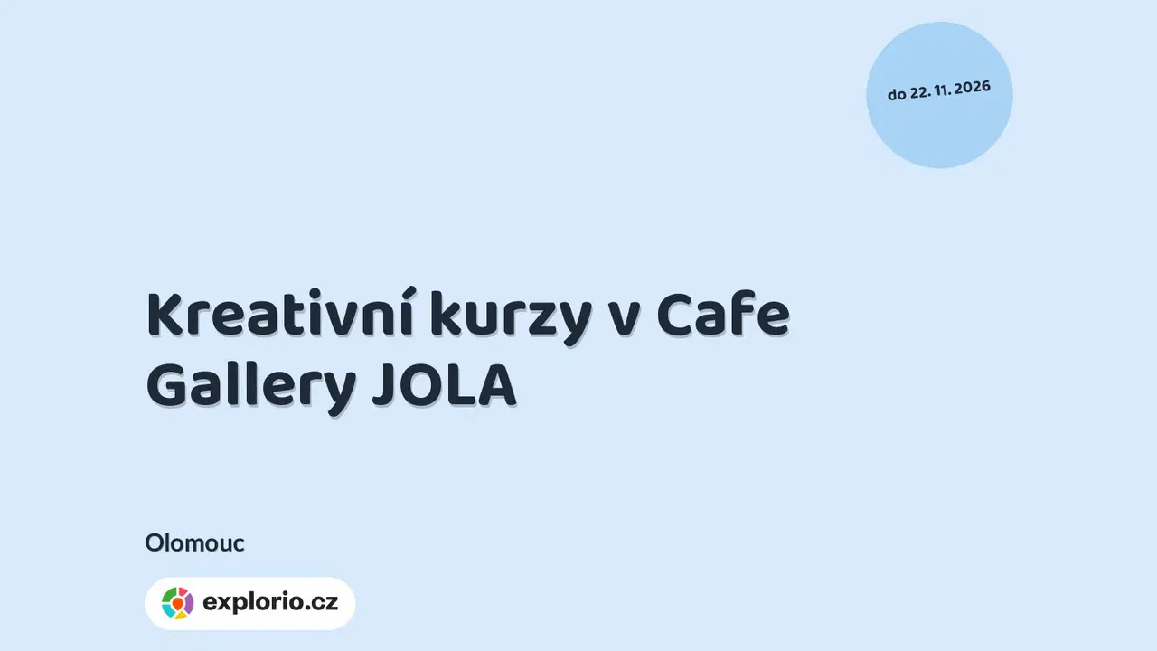 Kreativní kurzy v Cafe Gallery JOLA – tvořivé dílny a Workshopy, Olomouc