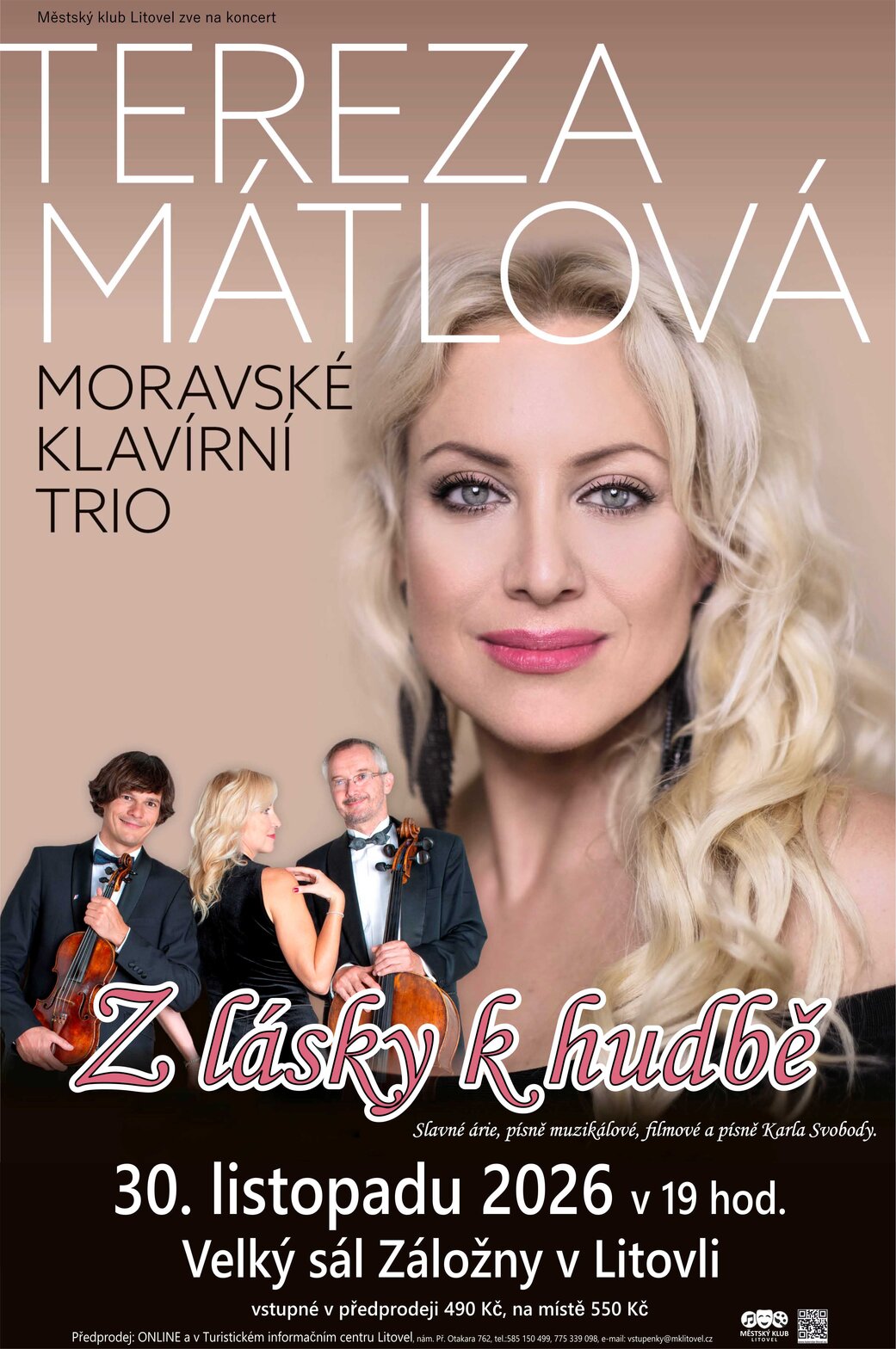 Z LÁSKY K HUDBĚ – divadlo, Hudba a Kino, Litovel – fotka 2
