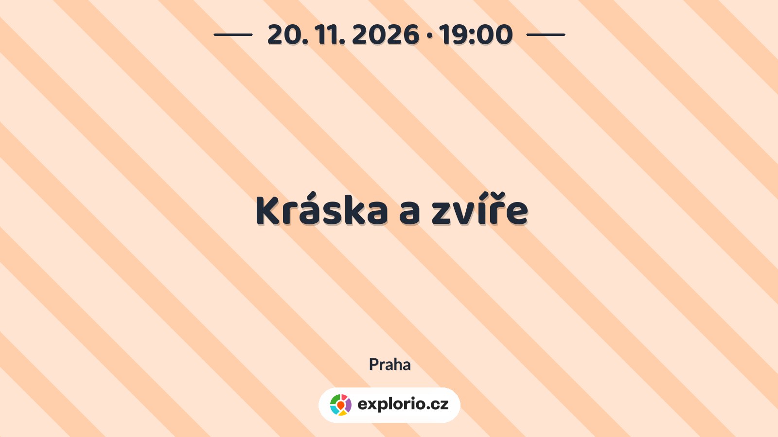 Kráska a zvíře – divadlo, Hudba a Kino, Praha