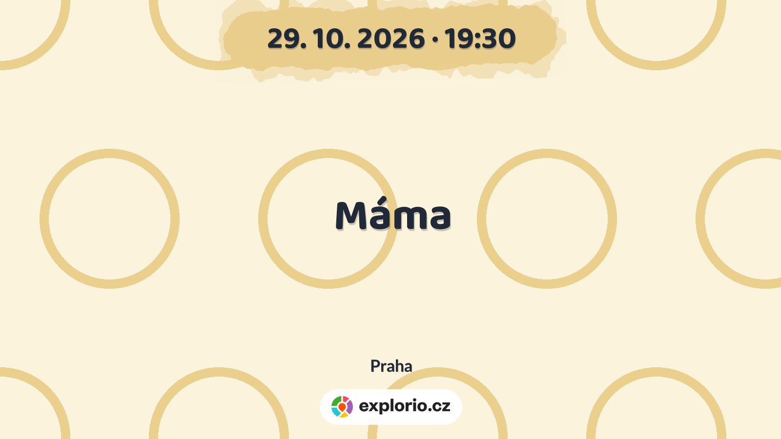 Máma – divadlo, Hudba a Kino, Praha