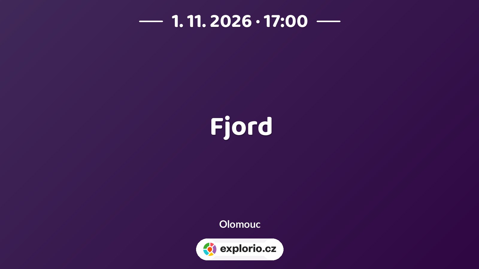 Fjord – divadlo, Hudba a Kino, Olomouc
