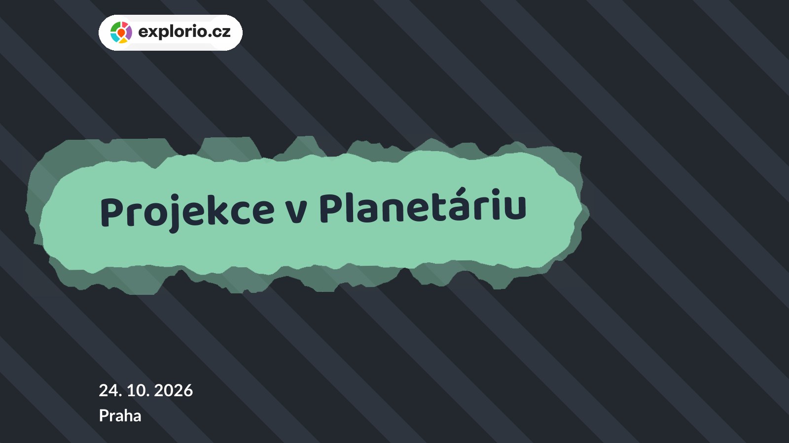 Projekce v Planetáriu – prohlídky a Muzea, Praha