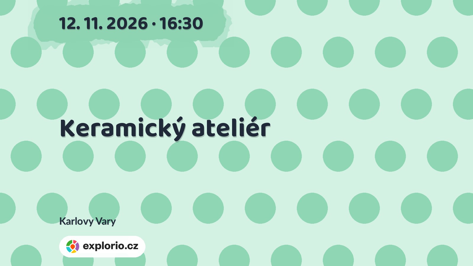 Keramický ateliér – tvořivé dílny a Workshopy, Karlovy Vary