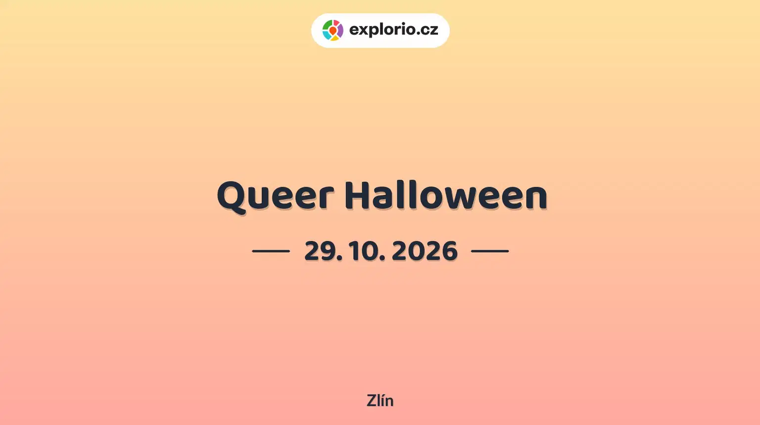 Queer Halloween – festivaly a Slavnosti, Zlín