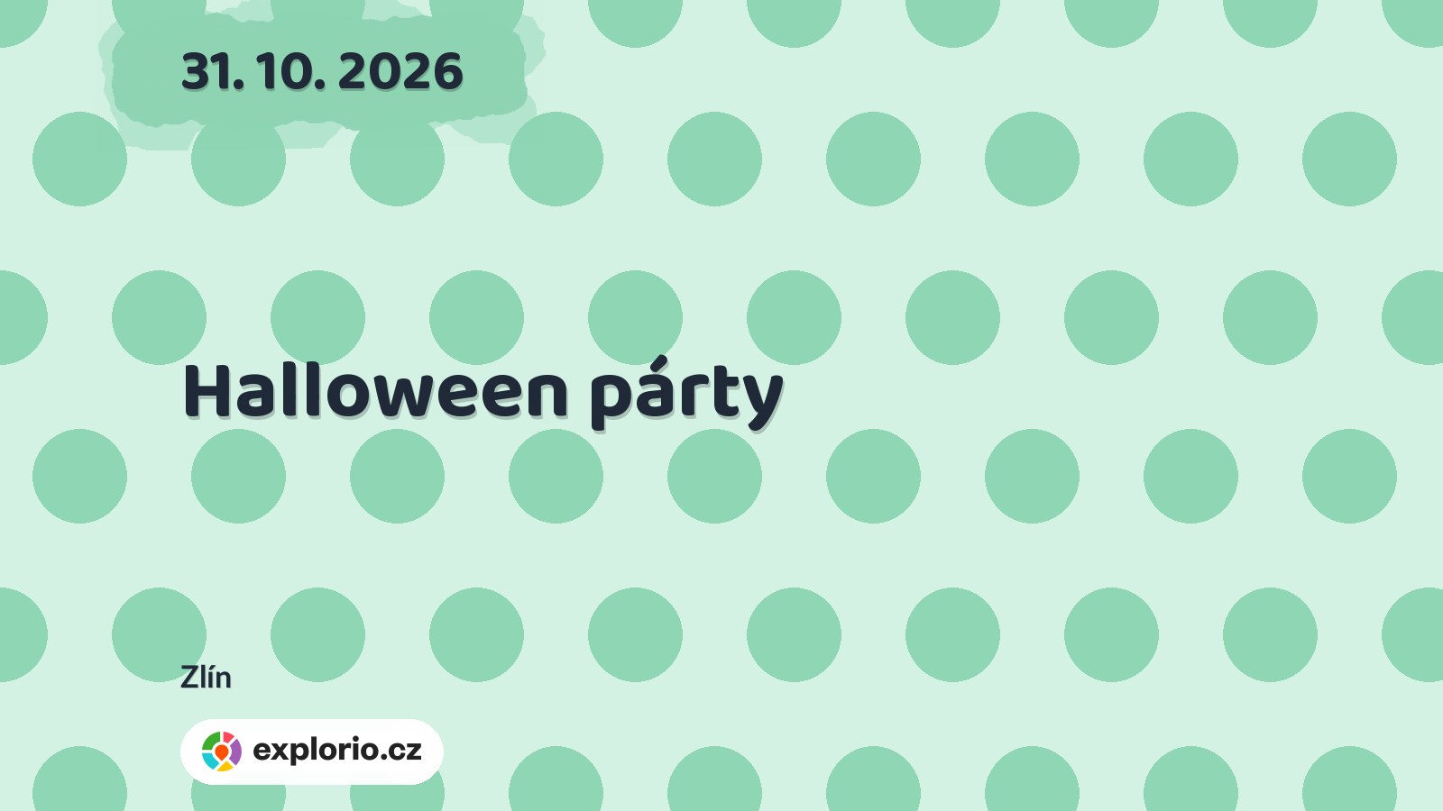 Halloween párty – divadlo, Hudba a Kino, Zlín
