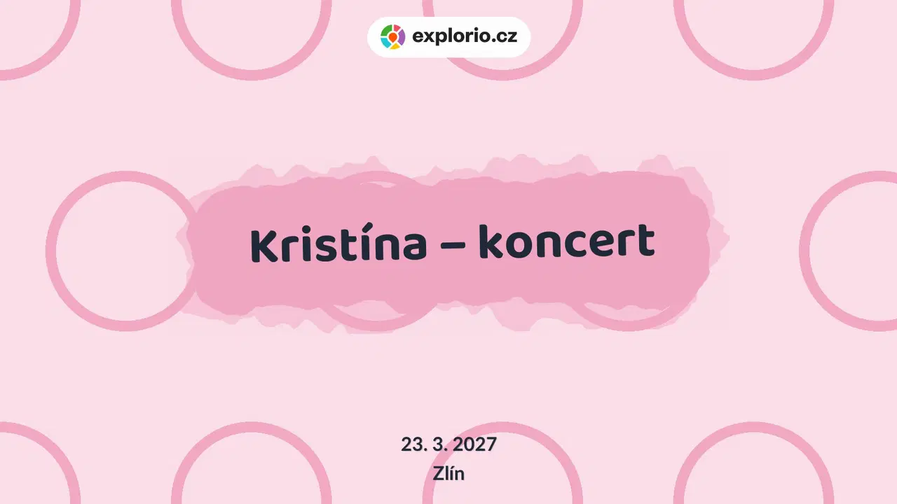 Kristína – koncert – divadlo, Hudba a Kino, Zlín