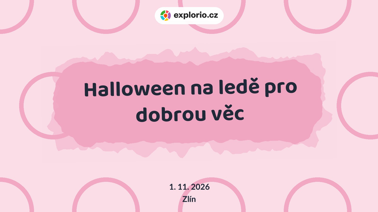 Halloween na ledě pro dobrou věc – sport a Pohyb, Zlín
