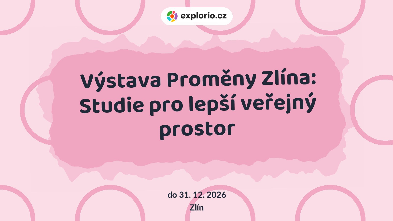 Výstava Proměny Zlína: Studie pro lepší veřejný prostor – prohlídky a Muzea, Zlín