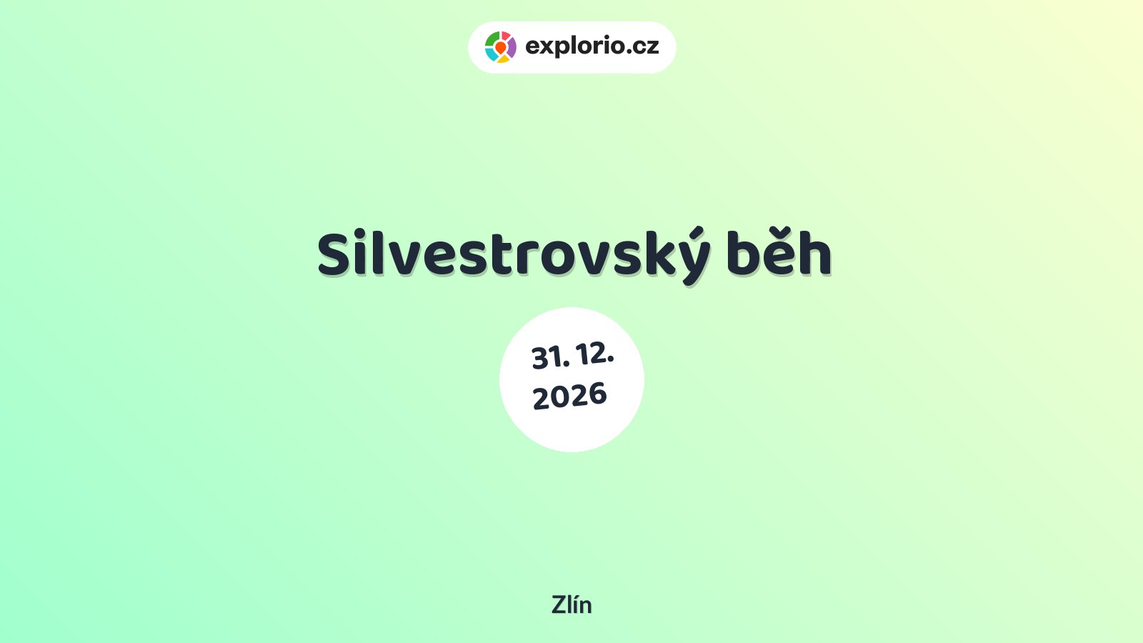 Silvestrovský běh – sport a Pohyb, Zlín