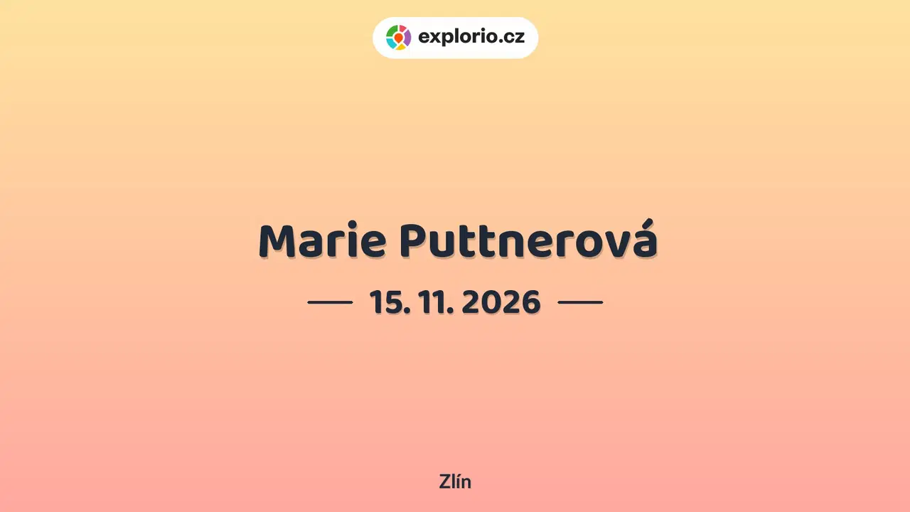 Marie Puttnerová – divadlo, Hudba a Kino, Zlín