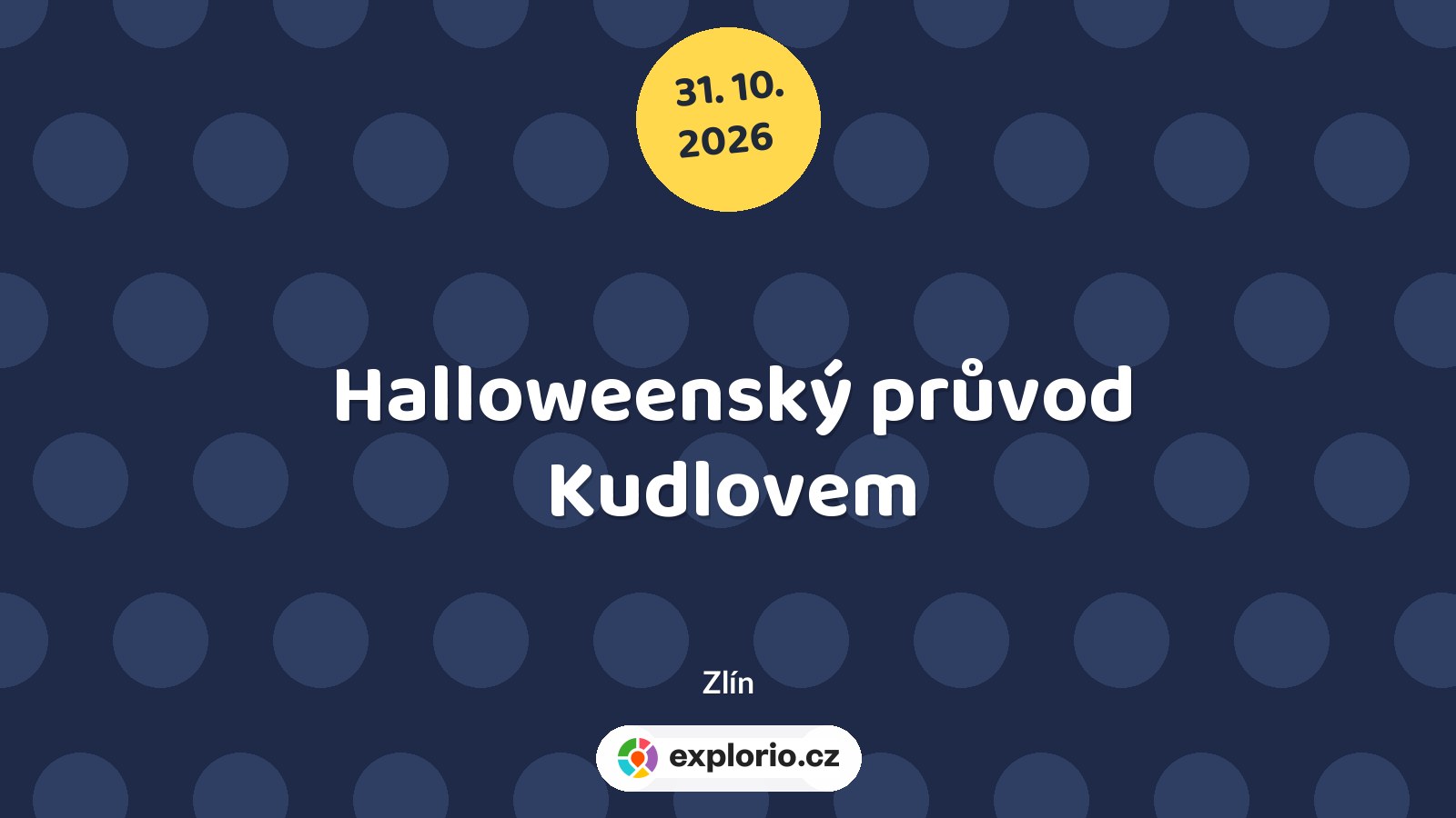 Halloweenský průvod Kudlovem – festivaly a Slavnosti, Zlín