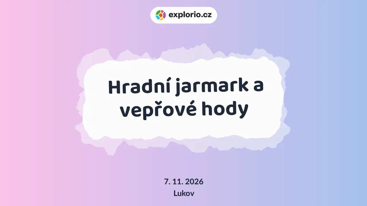 Hradní jarmark a vepřové hody – festivaly a Slavnosti, Lukov