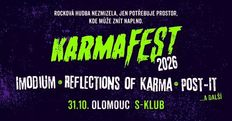 KarmaFest '26 – divadlo, Hudba a Kino, Olomouc – fotka 2
