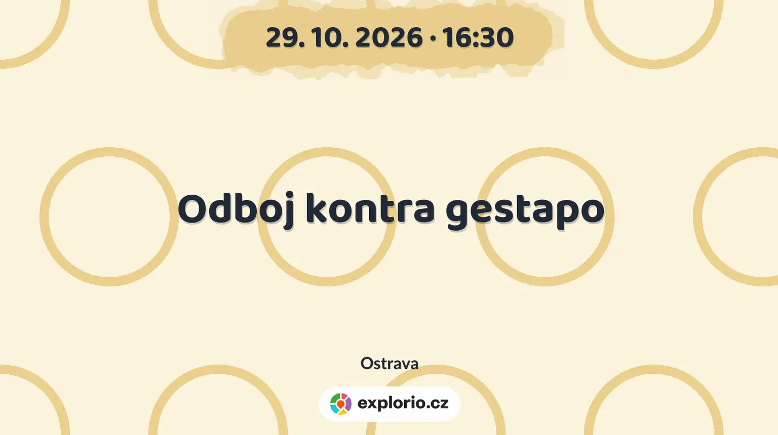 Odboj kontra gestapo – prohlídky a Muzea, Ostrava