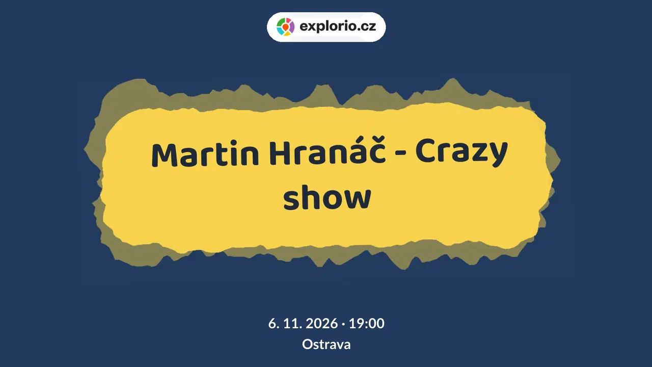 Martin Hranáč - Crazy show – divadlo, Hudba a Kino, Ostrava