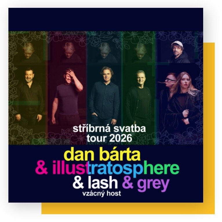 Dan Bárta & Illustratosphere & Lash & Grey / Stříbrná svatba tour – divadlo, Hudba a Kino, Ostrava – fotka 2