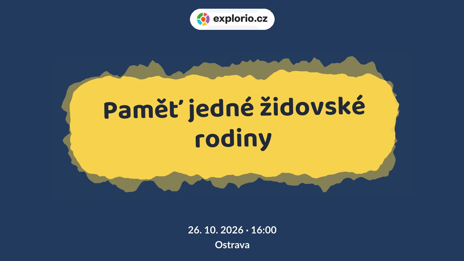 Paměť jedné židovské rodiny – prohlídky a Muzea, Ostrava