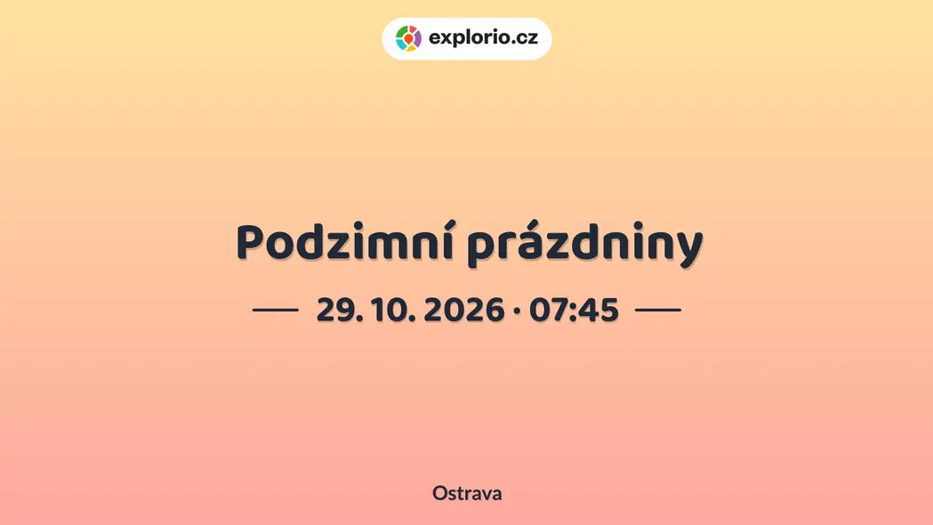 Podzimní prázdniny – prohlídky a Muzea, Ostrava