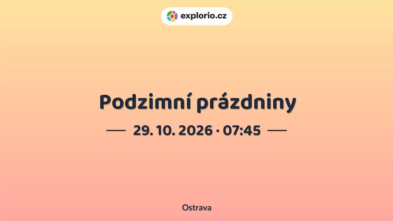 Podzimní prázdniny – prohlídky a Muzea, Ostrava