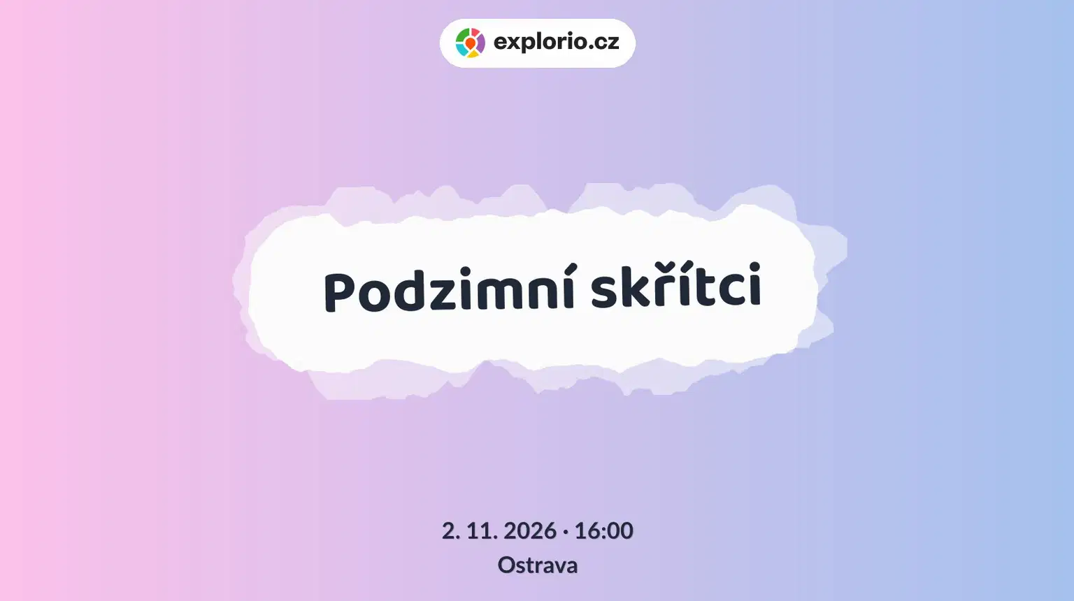 Podzimní skřítci – tvořivé dílny a Workshopy, Ostrava