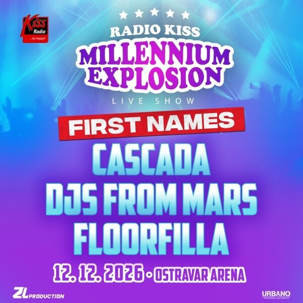 Radio Kiss Millenium explosion – divadlo, Hudba a Kino, Ostrava – fotka 2