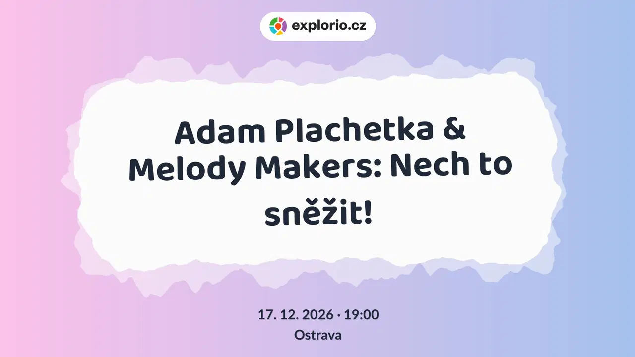 Adam Plachetka & Melody Makers: Nech to sněžit! – divadlo, Hudba a Kino, Ostrava
