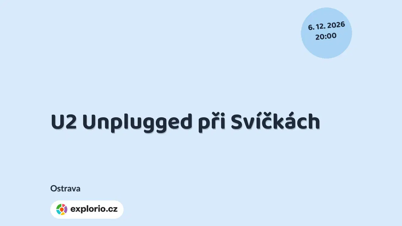 U2 Unplugged při Svíčkách – divadlo, Hudba a Kino, Ostrava