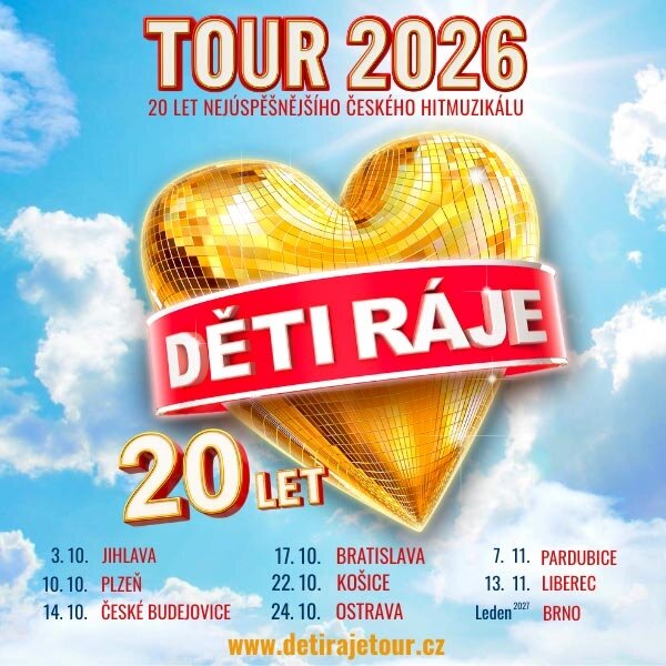 Děti Ráje - Halová tour 2026 – divadlo, Hudba a Kino, Ostrava – fotka 2