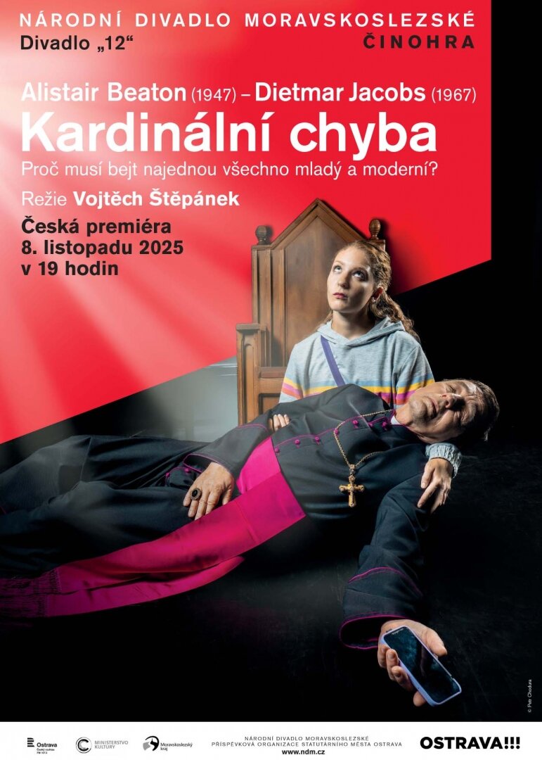 Alistair Beaton, Dietmar Jacobs - Kardinální chyba – divadlo, Hudba a Kino, Ostrava – fotka 2