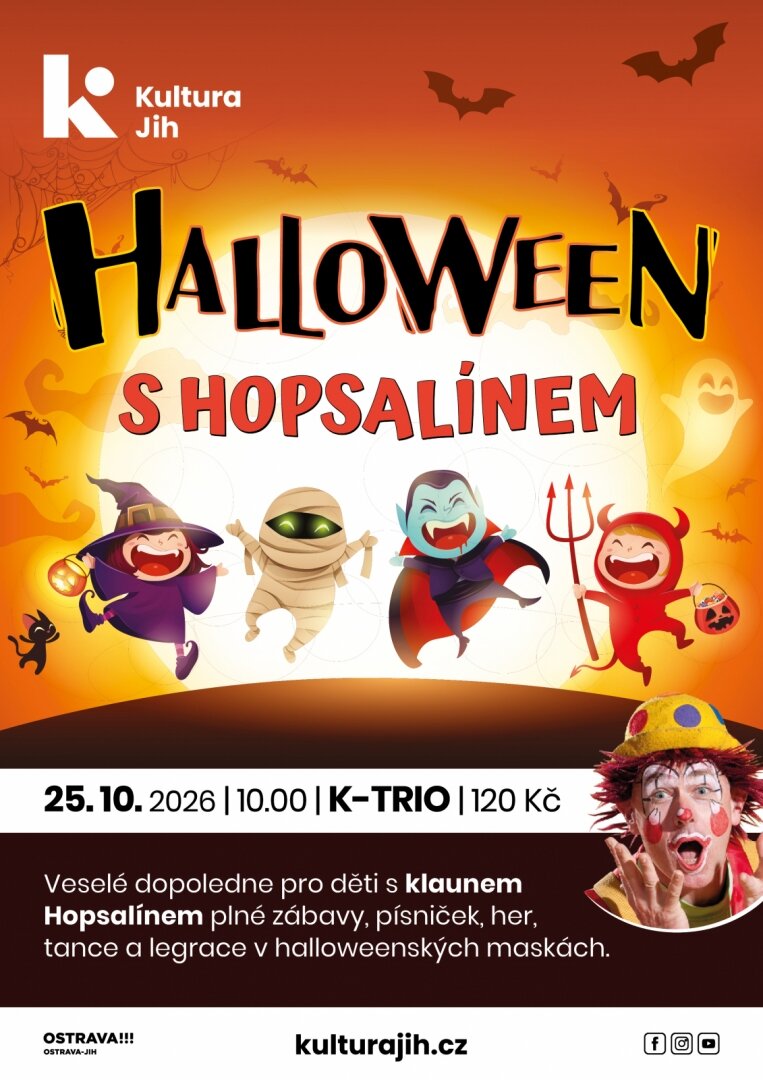 Halloween s Hopsalínem – divadlo, Hudba a Kino, Ostrava – fotka 2