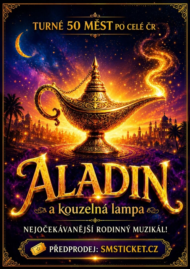 Aladin a kouzelná lampa – divadlo, Hudba a Kino, Ostrava – fotka 2