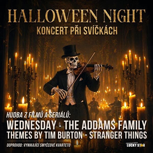 Halloween night - Koncert při svíčkách – divadlo, Hudba a Kino, Ostrava – fotka 2