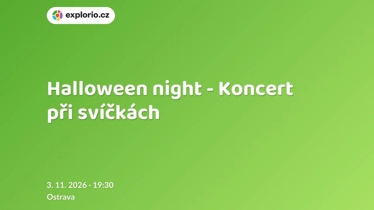 Halloween night - Koncert při svíčkách – divadlo, Hudba a Kino, Ostrava