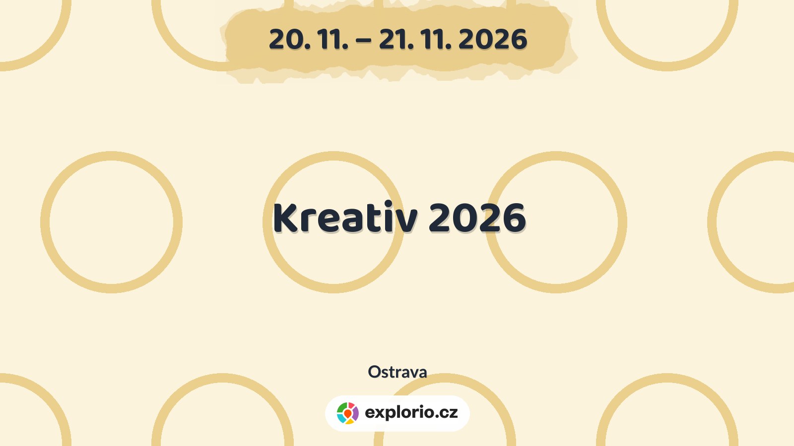 Kreativ 2026 – tvořivé dílny a Workshopy, Ostrava