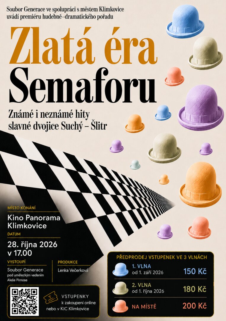 Zlatá éra semaforu – divadlo, Hudba a Kino, Klimkovice – fotka 2