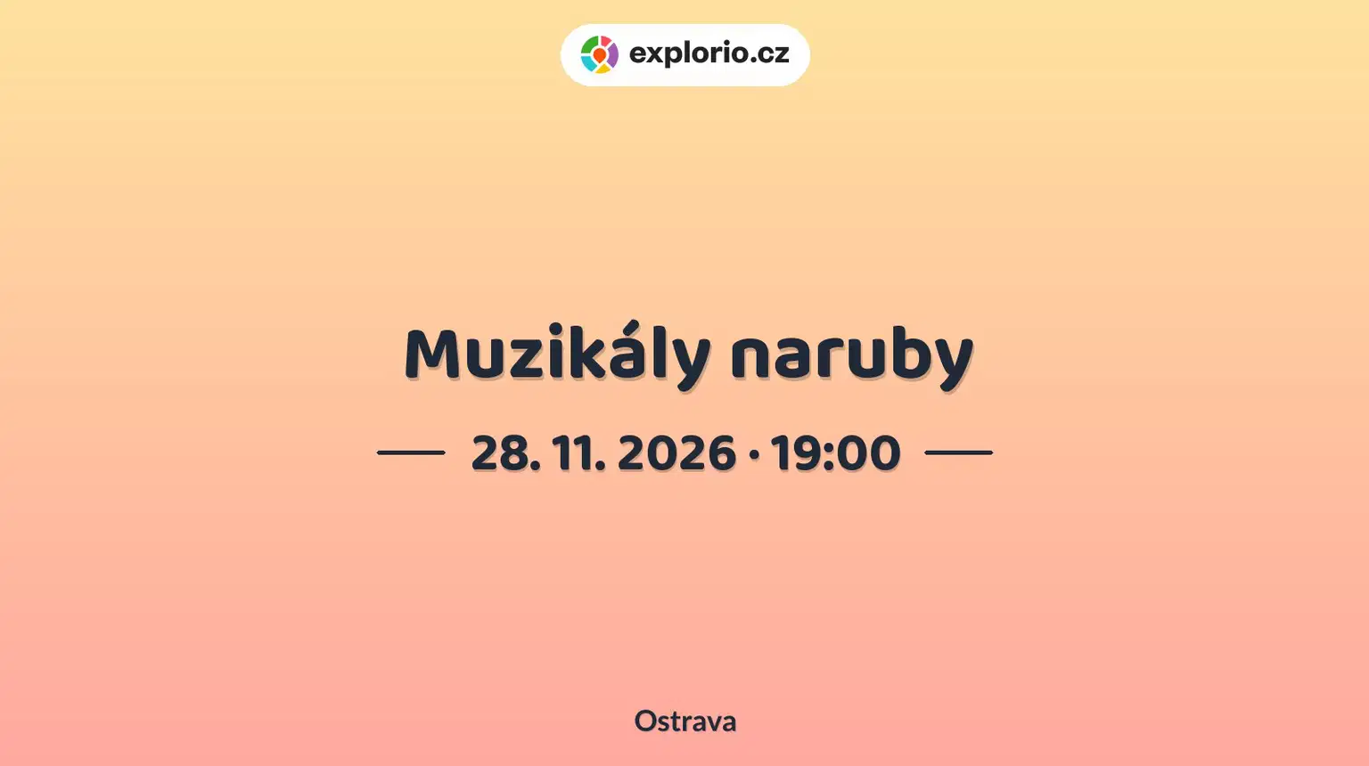 Muzikály naruby – divadlo, Hudba a Kino, Ostrava