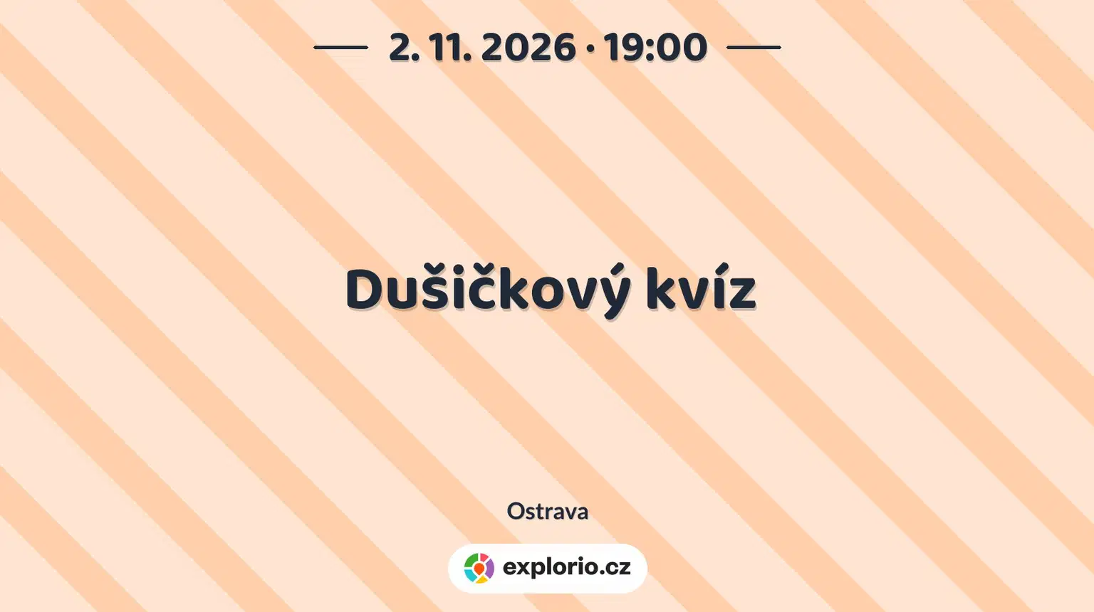 Dušičkový kvíz – divadlo, Hudba a Kino, Ostrava