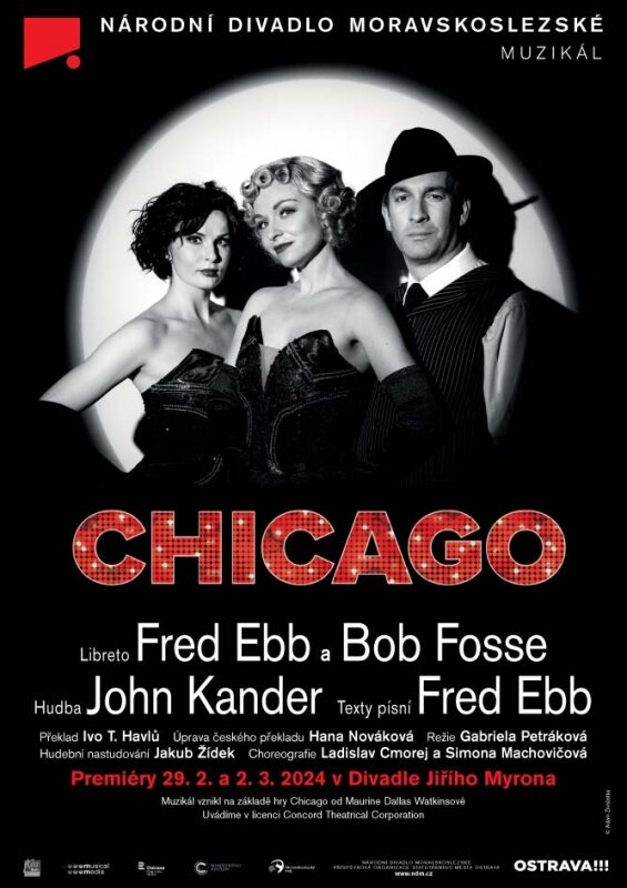 Fred Ebb, Bob Fosse, John Kander - Chicago – divadlo, Hudba a Kino, Ostrava – fotka 2