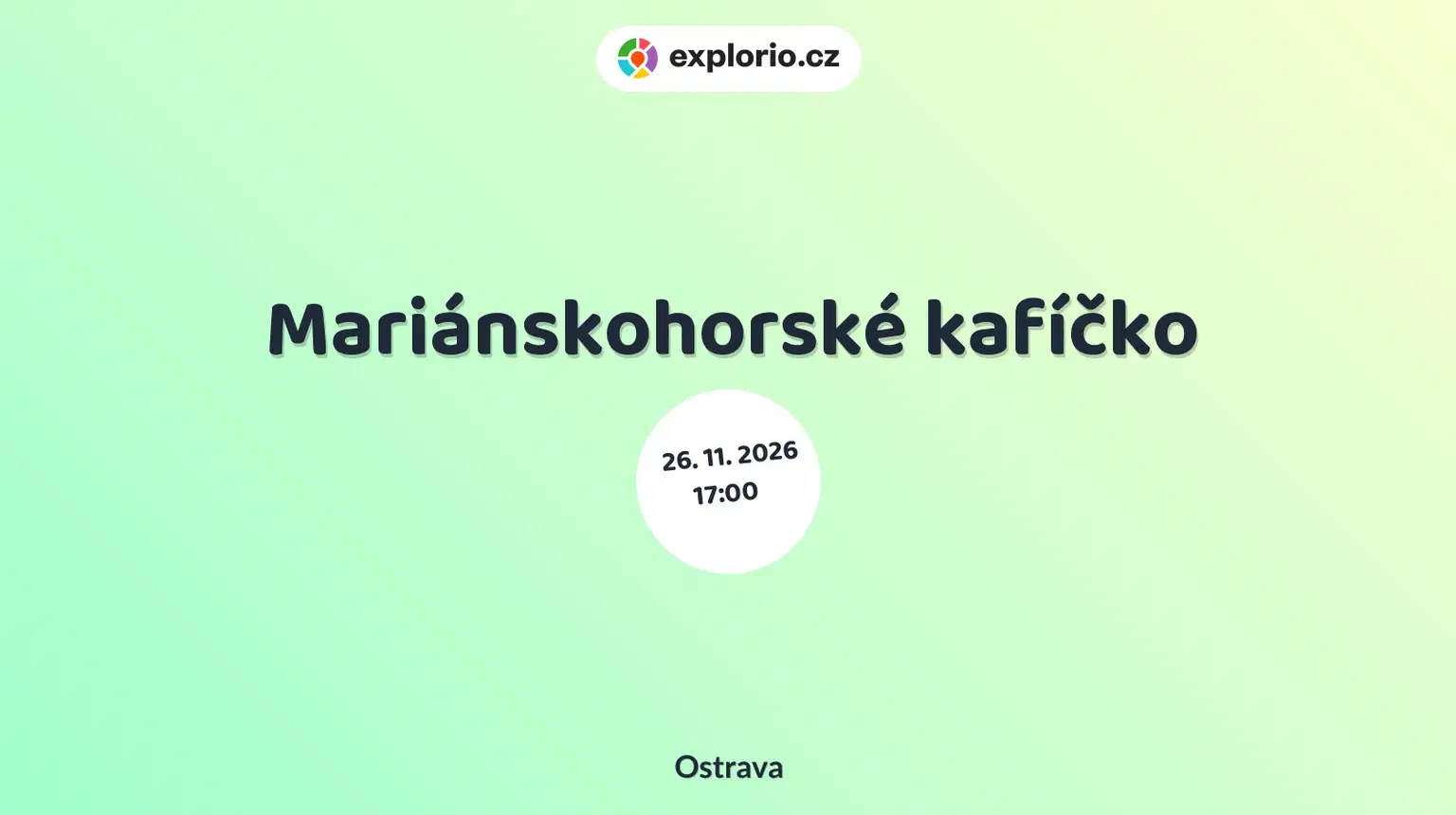 Mariánskohorské kafíčko – divadlo, Hudba a Kino, Ostrava